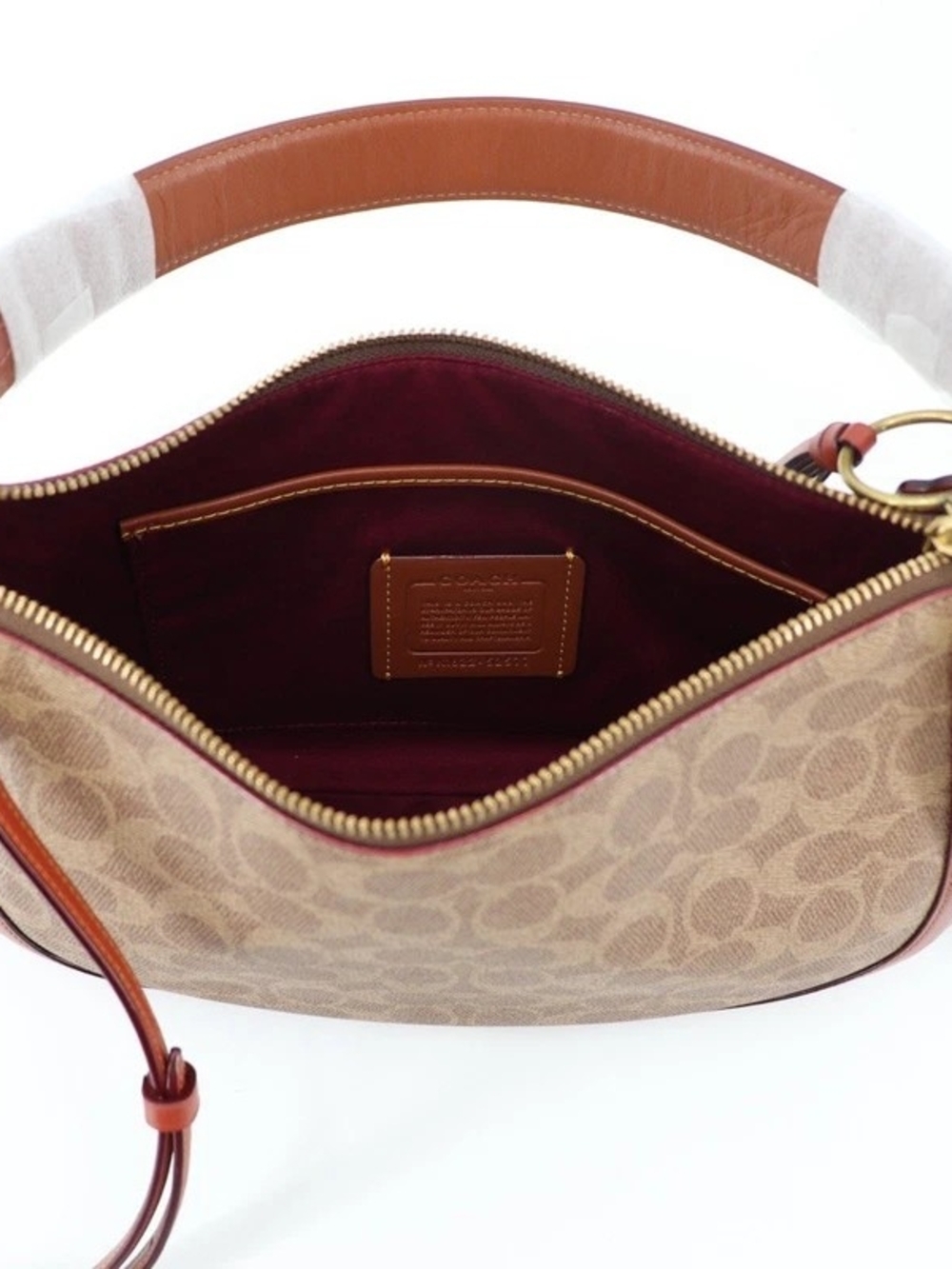 Coach shutton tote with long and short strap (new)